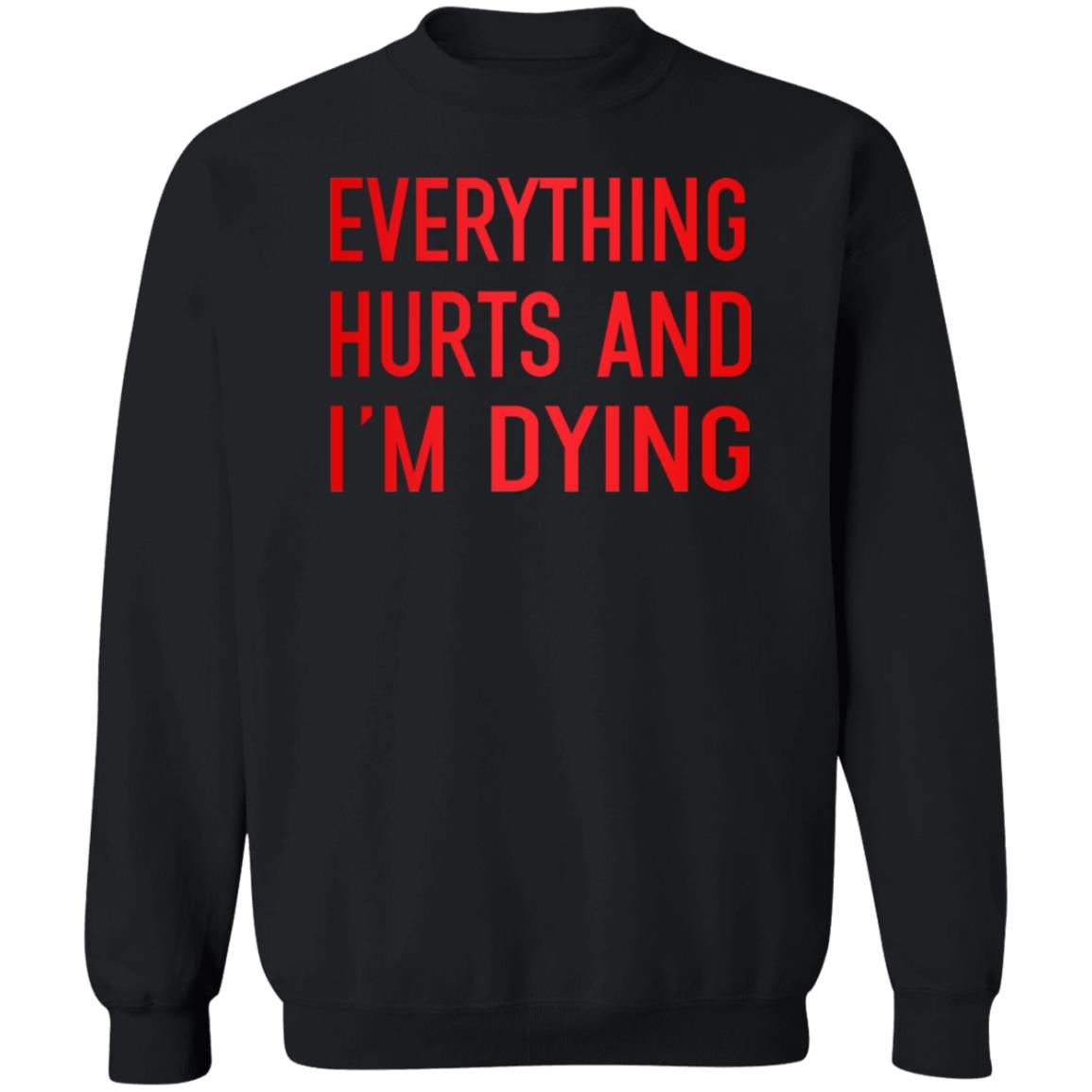 Everything Hurts And I'm Dying Hoodie Aurabirds Everything Hurts And I'm Dying Hoodie Aurabirds